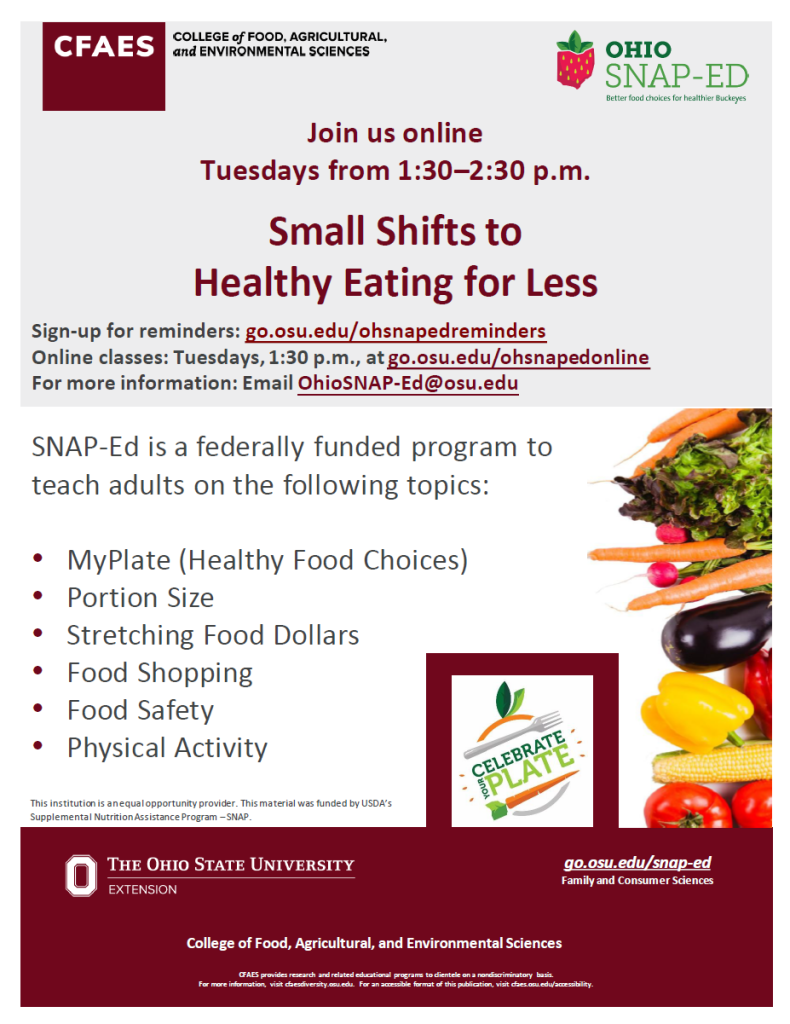 Small Shifts Healthy Eating for Less